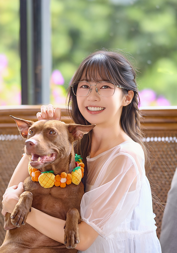 K-DESIGN動物聯萌 | 汪星樂園小配飾 長方框眼鏡 | 科技銀