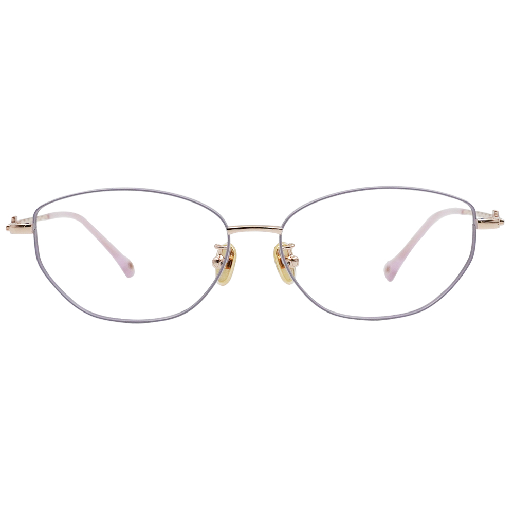 K-DESIGN動物聯萌 | 星爍貓掌掛飾 橢圓框眼鏡 | 星紗紫