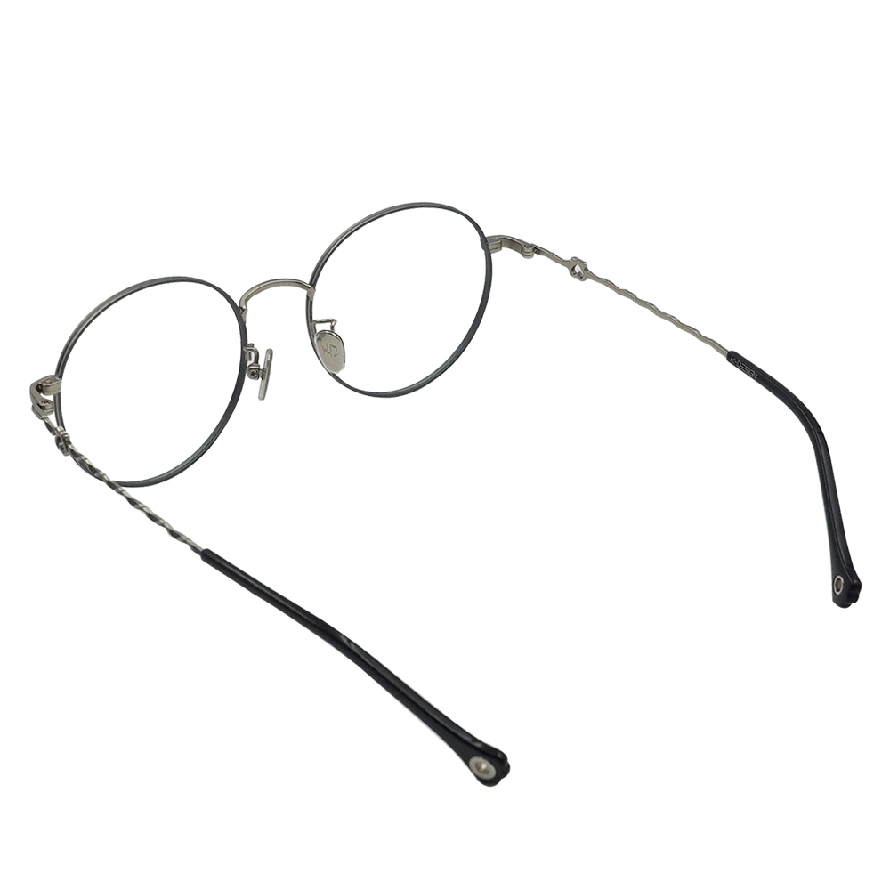 K-DESIGN動物聯萌 | 星月貓掌掛飾 圓框眼鏡 | 靜謐藍