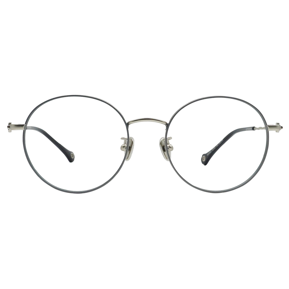 K-DESIGN動物聯萌 | 星月貓掌掛飾 圓框眼鏡 | 靜謐藍