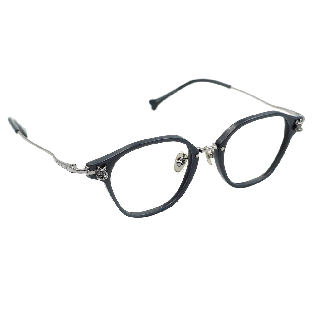 K-DESIGN動物聯萌 | 萌兔物語 多邊框眼鏡 | 孔雀藍