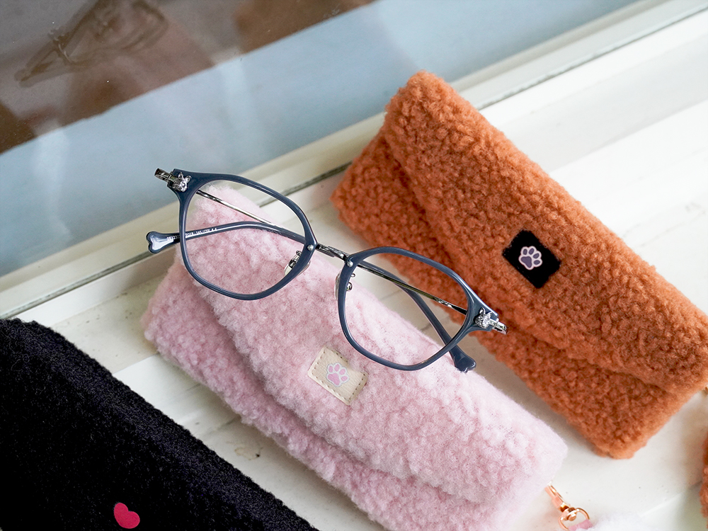 K-DESIGN動物聯萌 | 萌兔物語 多邊框眼鏡 | 孔雀藍