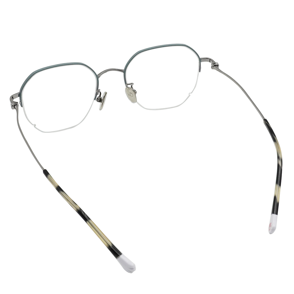 K-DESIGN動物聯萌 | 喵星雷達 眉框眼鏡 | 薄霧藍