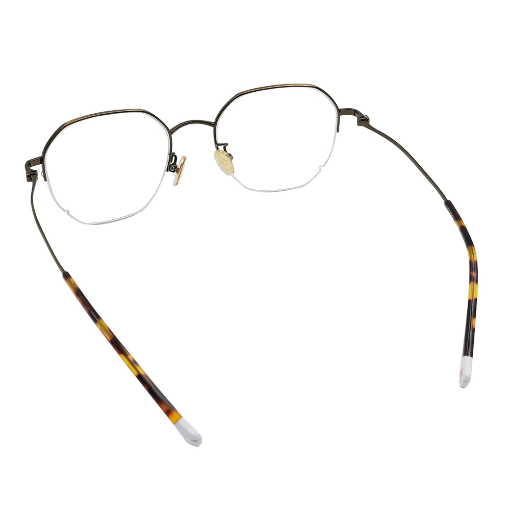 K-DESIGN動物聯萌 | 喵星雷達 眉框眼鏡 | 琥珀金