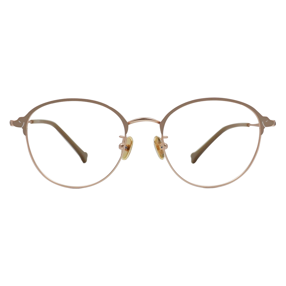 K-DESIGN動物聯萌 | 小短腿探員 眉框眼鏡 | 粉咖