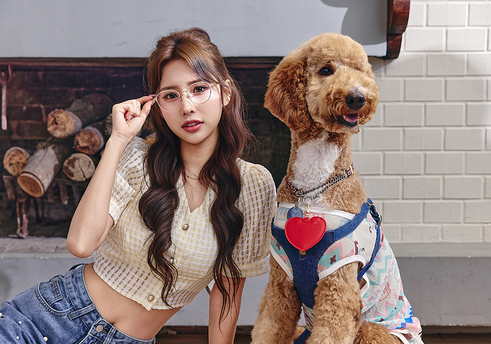 K-DESIGN動物聯萌 | 小短腿探員 眉框眼鏡 | 粉咖