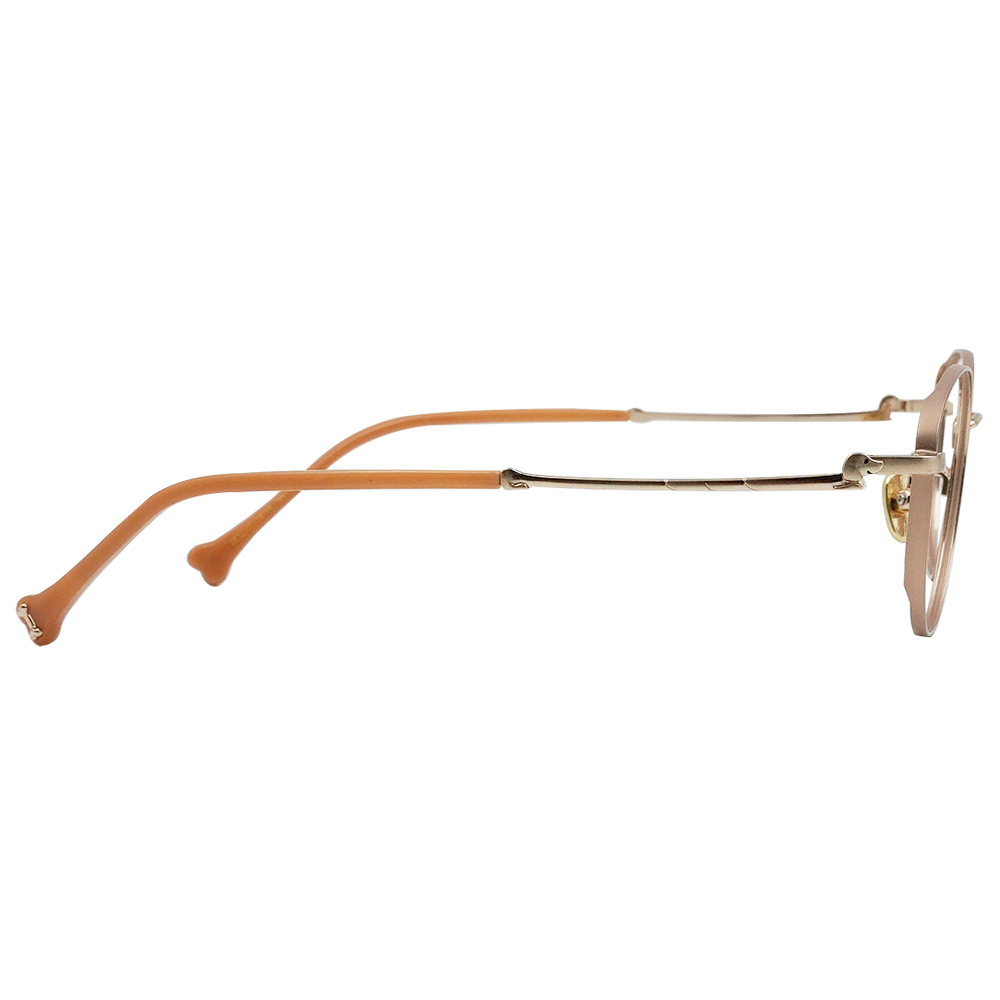 K-DESIGN動物聯萌 | 小臘腸出沒 長方框眼鏡 | 蜜桃粉