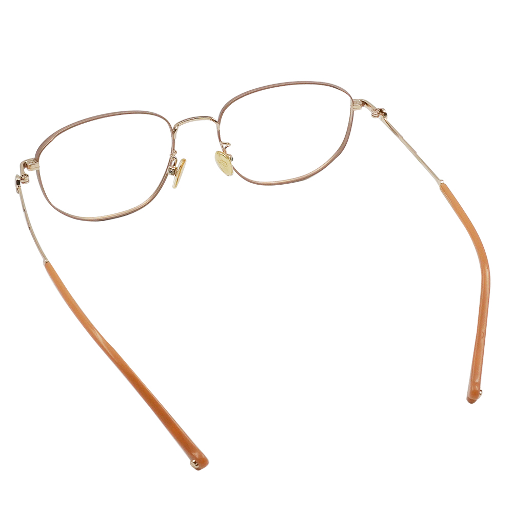 K-DESIGN動物聯萌 | 小臘腸出沒 長方框眼鏡 | 蜜桃粉