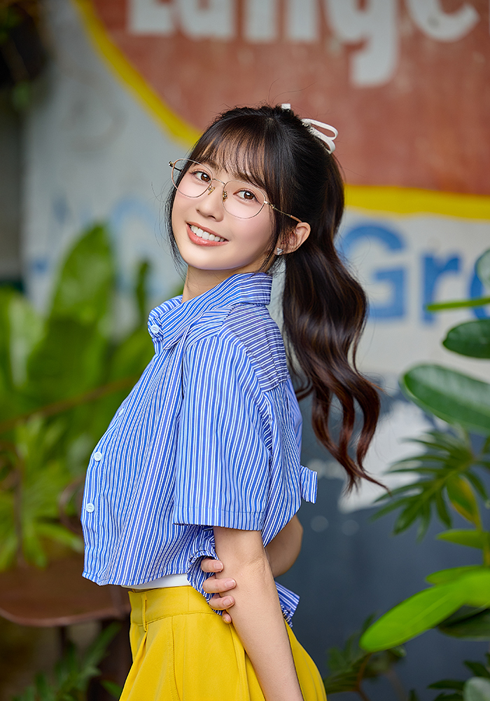 K-DESIGN動物聯萌 | 小臘腸出沒 長方框眼鏡 | 蜜桃粉