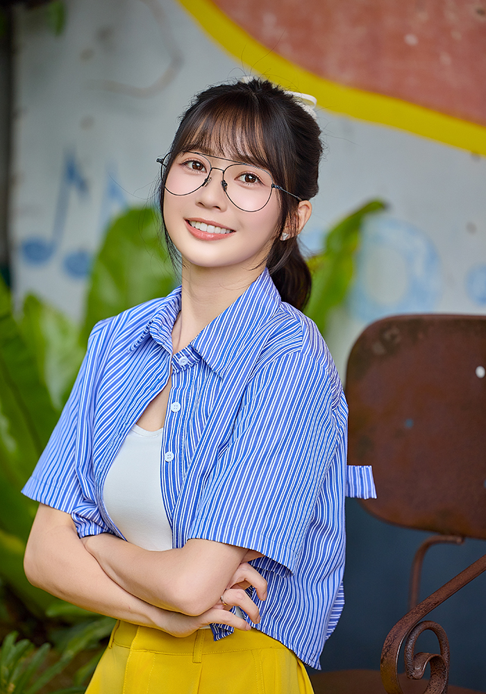 K-DESIGN動物聯萌 | 虎斑喵 飛官框眼鏡 | 鐵甲黑