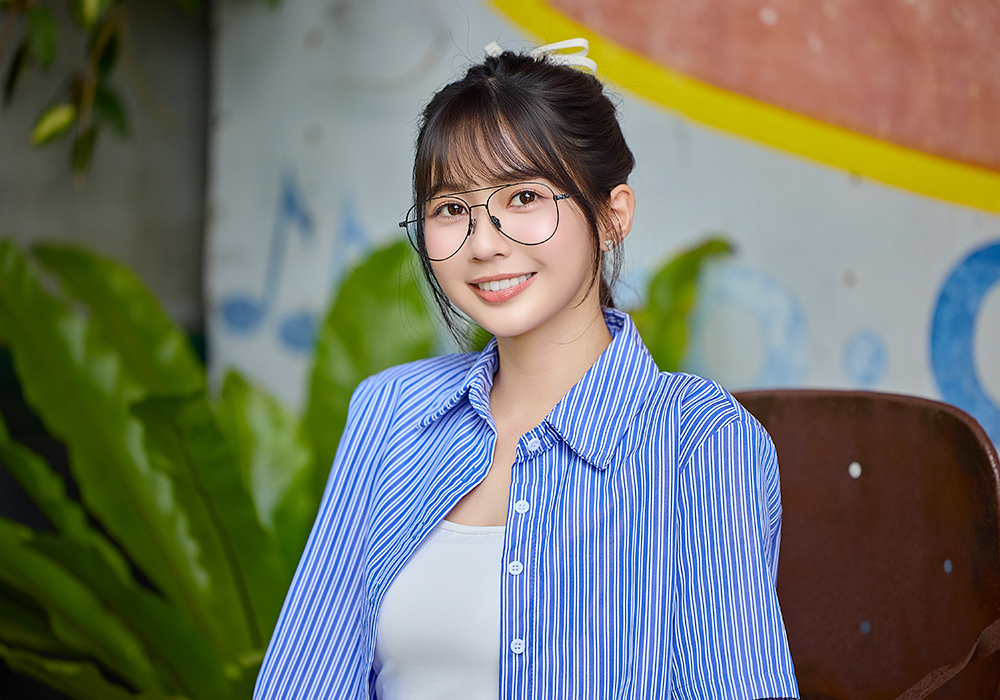 K-DESIGN動物聯萌 | 虎斑喵 飛官框眼鏡 | 鐵甲黑