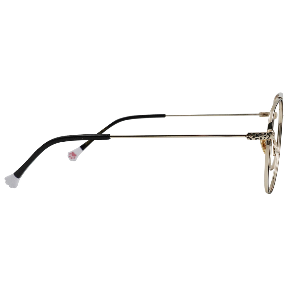 K-DESIGN動物聯萌 | 虎斑喵 飛官框眼鏡 | 霸氣金 