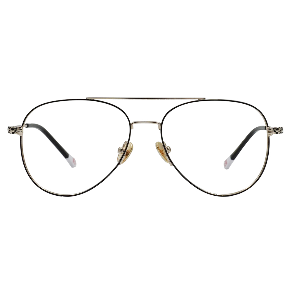 K-DESIGN動物聯萌 | 虎斑喵 飛官框眼鏡 | 霸氣金 