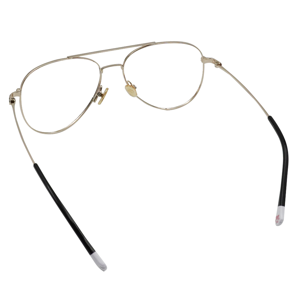 K-DESIGN動物聯萌 | 虎斑喵 飛官框眼鏡 | 霸氣金 