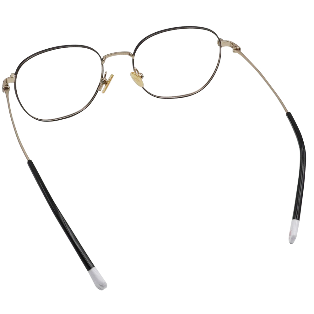 K-DESIGN動物聯萌 | 光影斑斕 多邊框眼鏡 | 灰X金