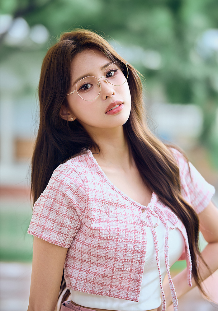 K-DESIGN動物聯萌 | 虎斑呢喃 多邊框眼鏡 | 玫瑰金