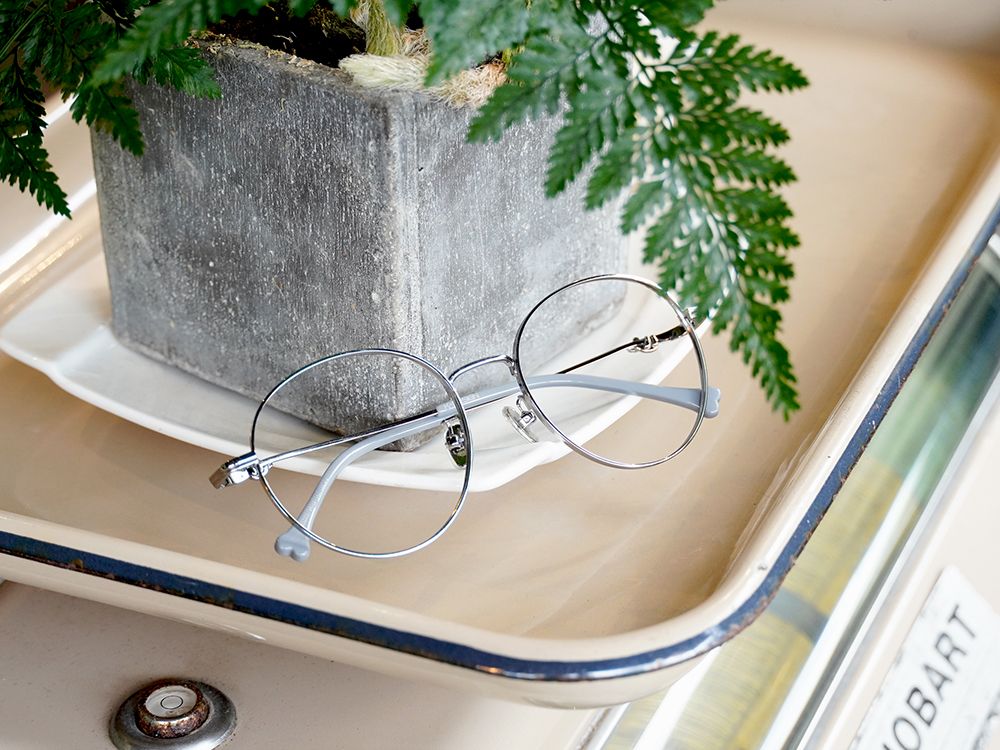 K-DESIGN動物聯萌 | 慵懶無尾熊 圓框眼鏡 | 柯拉灰