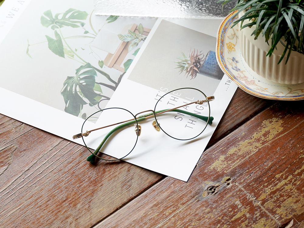 K-DESIGN動物聯萌 | 慵懶無尾熊 圓框眼鏡 | 原野綠