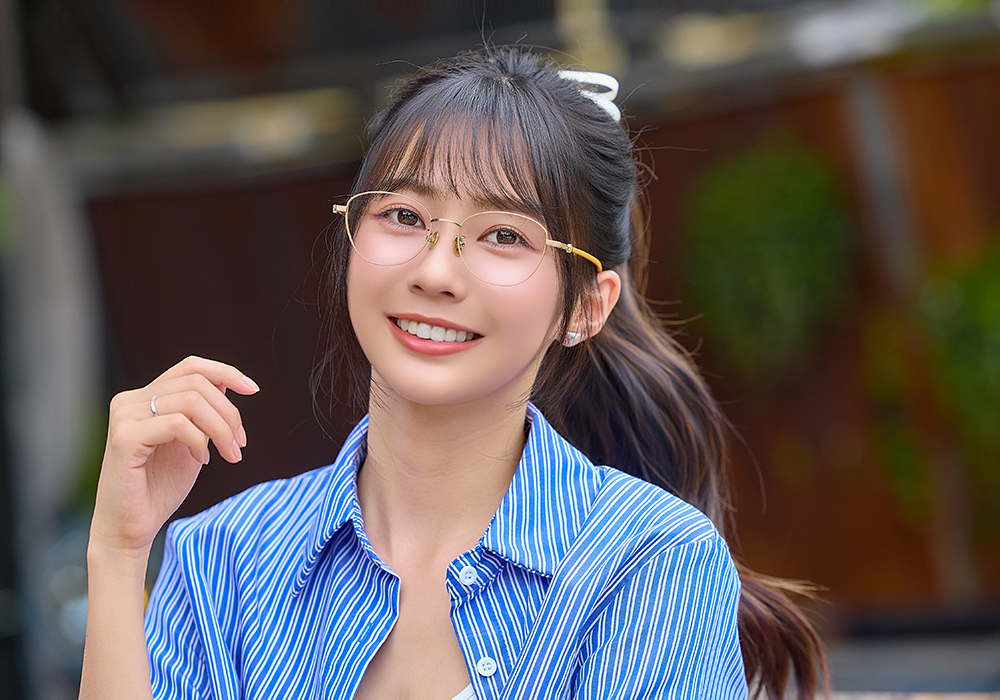 K-DESIGN動物聯萌 | 小貓愛吃魚 多邊框眼鏡 | 橘虎斑