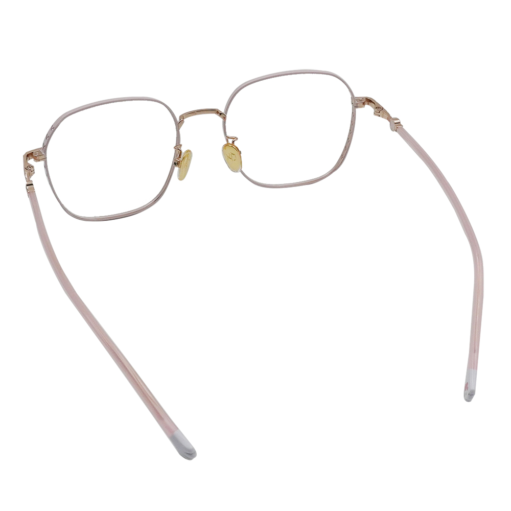 K-DESIGN動物聯萌 | 虎喵來襲 多邊框眼鏡 | 櫻花粉