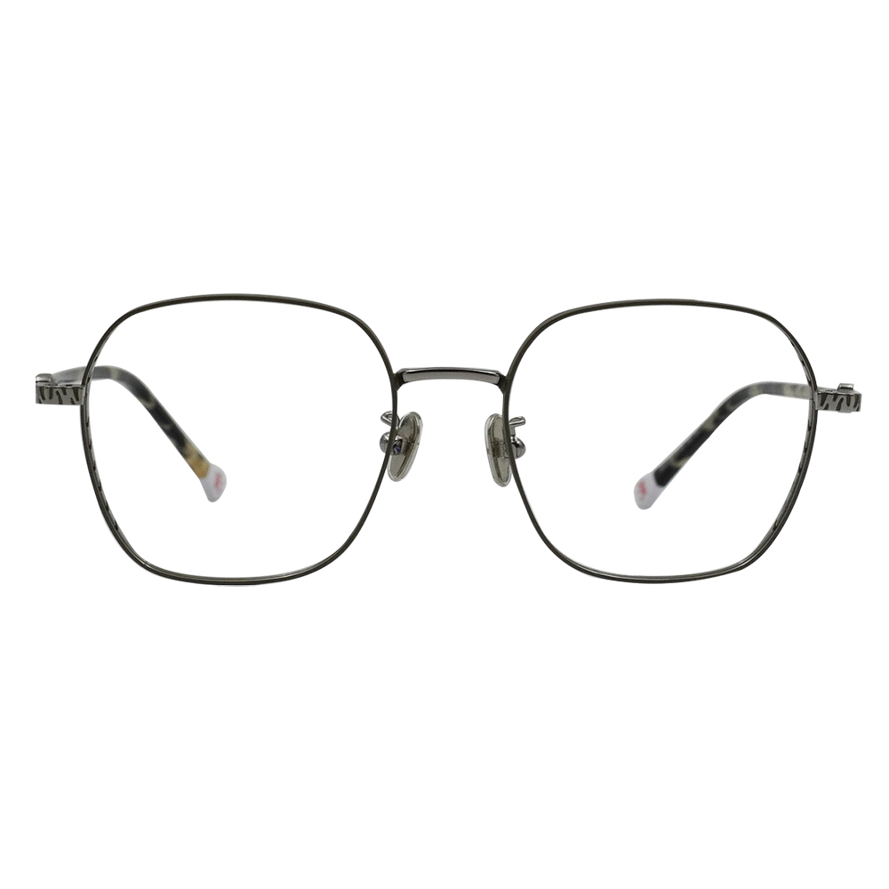 K-DESIGN動物聯萌 | 虎喵來襲 多邊框眼鏡 | 琥珀灰