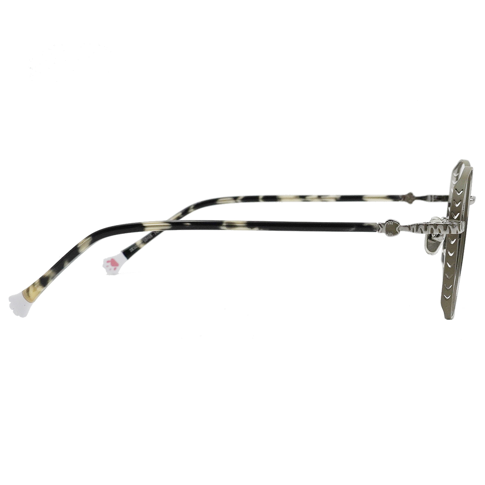 K-DESIGN動物聯萌 | 虎喵來襲 多邊框眼鏡 | 琥珀灰