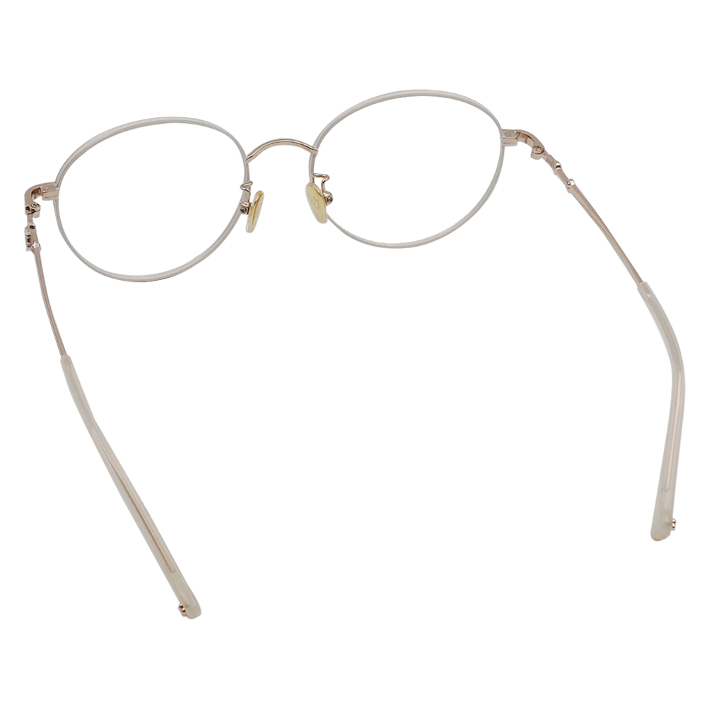 K-DESIGN動物聯萌 | 金毛小跟班 圓框眼鏡 | 象牙白