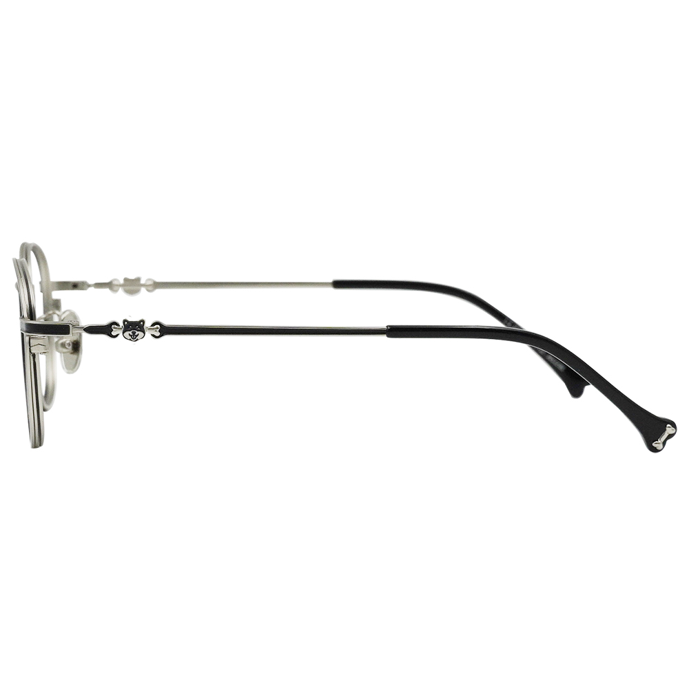 K-DESIGN動物聯萌 | 哈財雙寶 長方框眼鏡 | 曜石黑