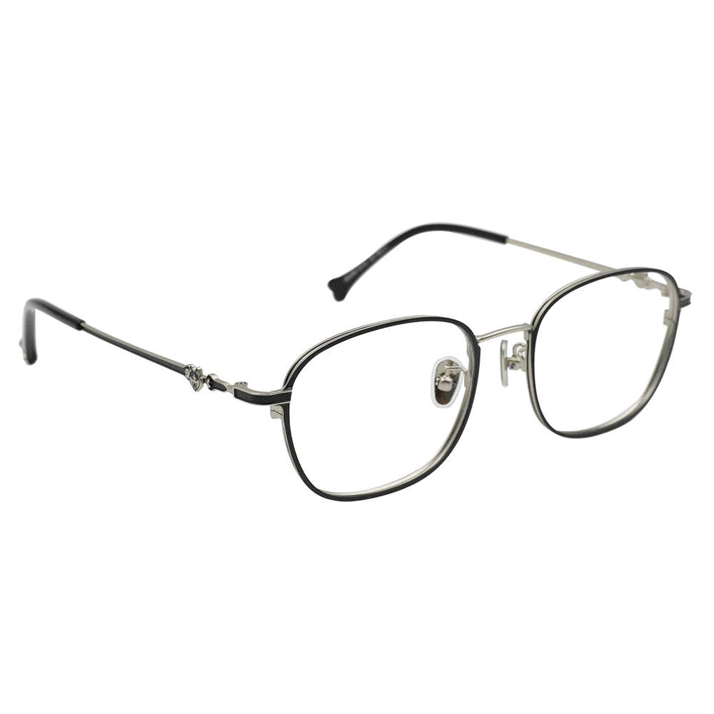 K-DESIGN動物聯萌 | 哈財雙寶 長方框眼鏡 | 曜石黑