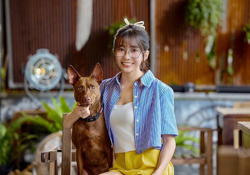 K-DESIGN動物聯萌 | 哈財雙寶 長方框眼鏡 | 曜石黑