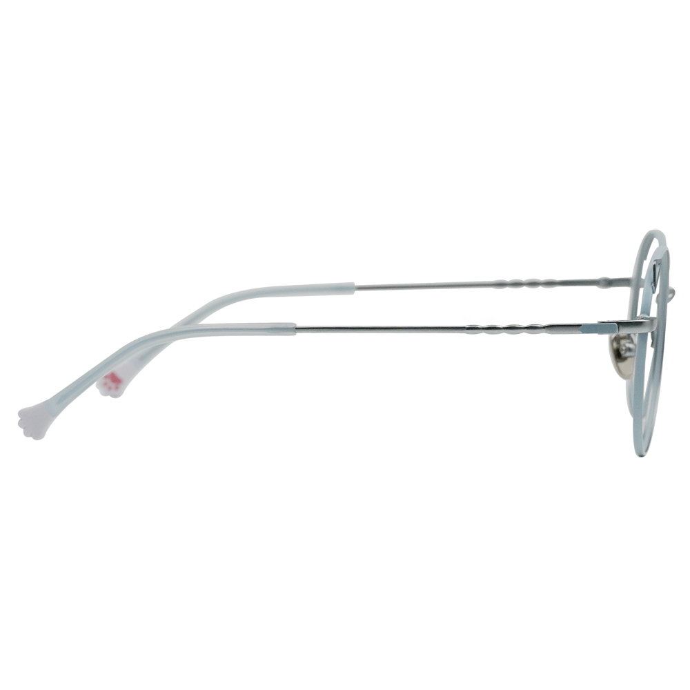 K-DESIGN動物聯萌 | 萌Q貓耳 圓框眼鏡 | 寶寶藍