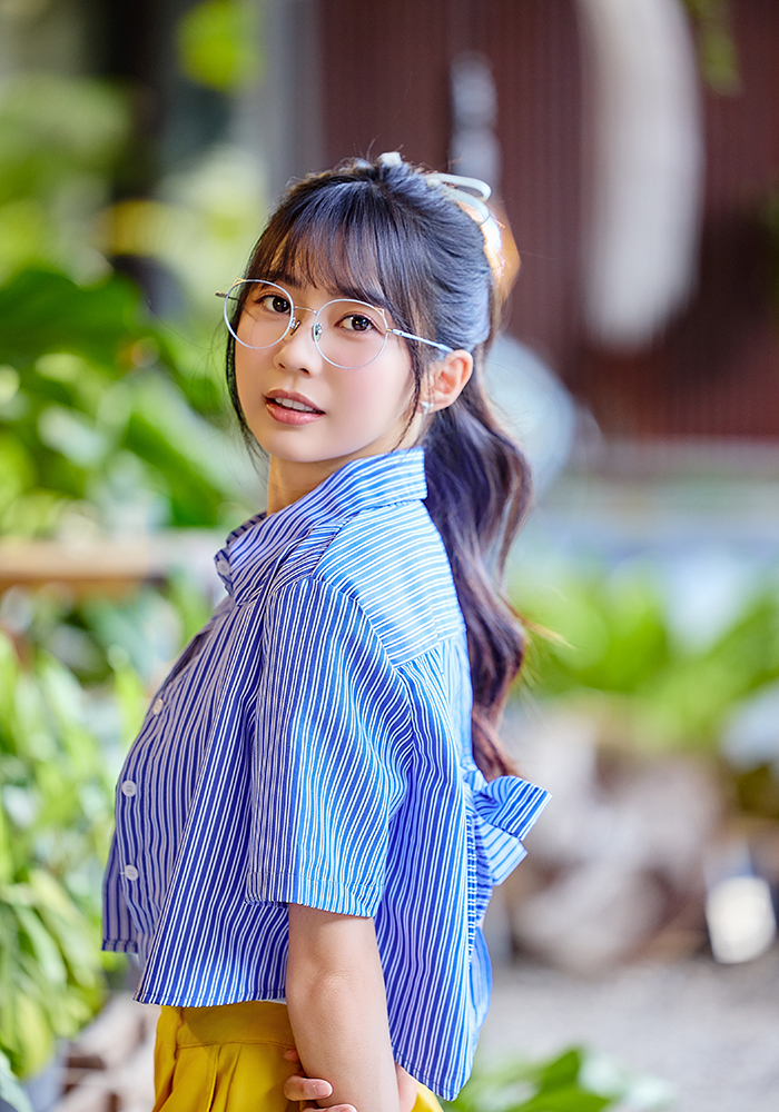 K-DESIGN動物聯萌 | 萌Q貓耳 圓框眼鏡 | 寶寶藍