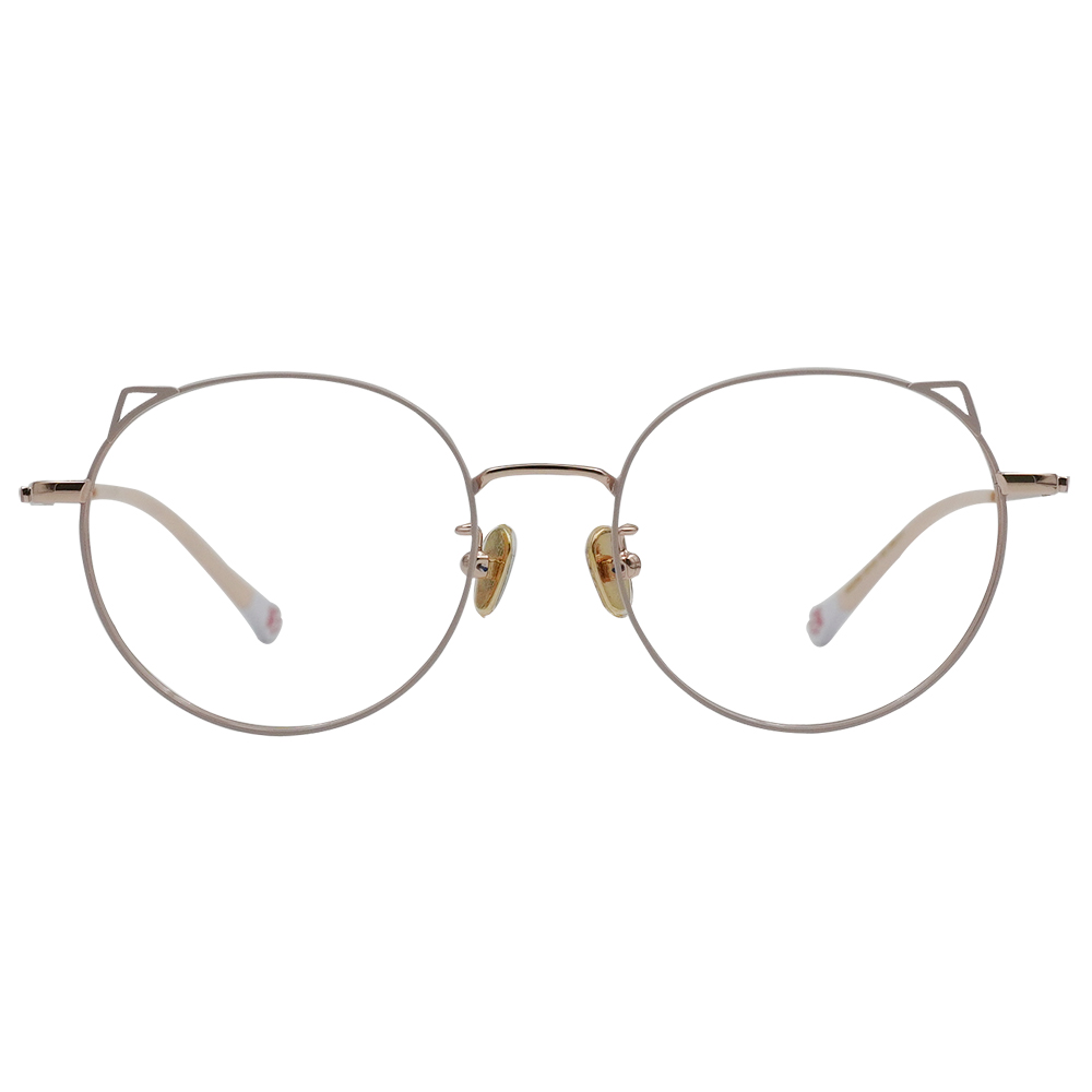 K-DESIGN動物聯萌 | 萌Q貓耳 圓框眼鏡 | 萌粉