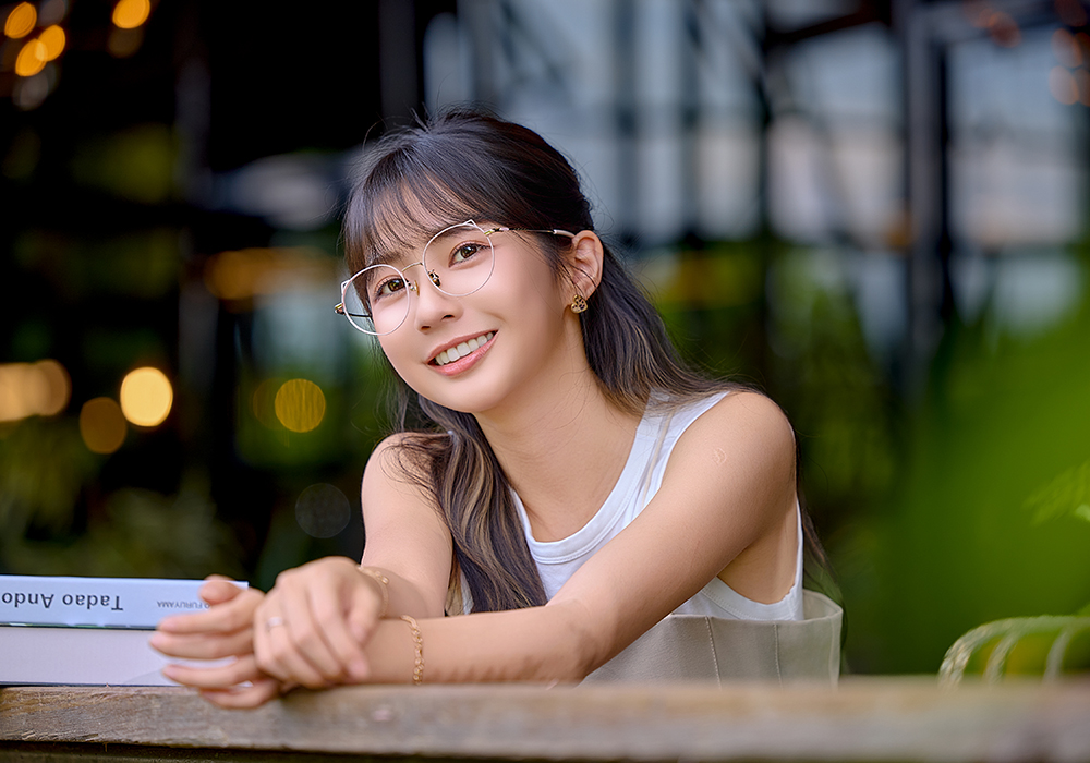 K-DESIGN動物聯萌 | 萌Q貓耳 圓框眼鏡 | 萌粉