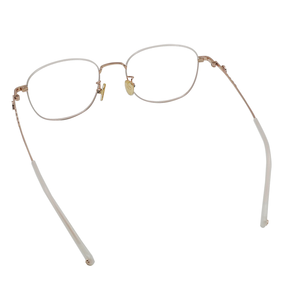 K-DESIGN動物聯萌 | 優雅小貴賓 多邊框眼鏡 | 雲朵粉