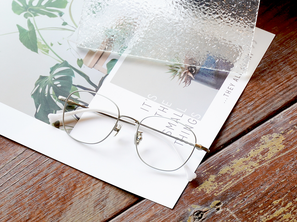 K-DESIGN動物聯萌 | 優雅小貴賓 多邊框眼鏡 | 奶綠