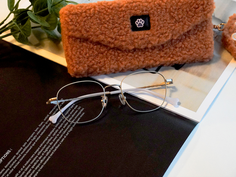 K-DESIGN動物聯萌 | 優雅小貴賓 多邊框眼鏡 | 奶綠