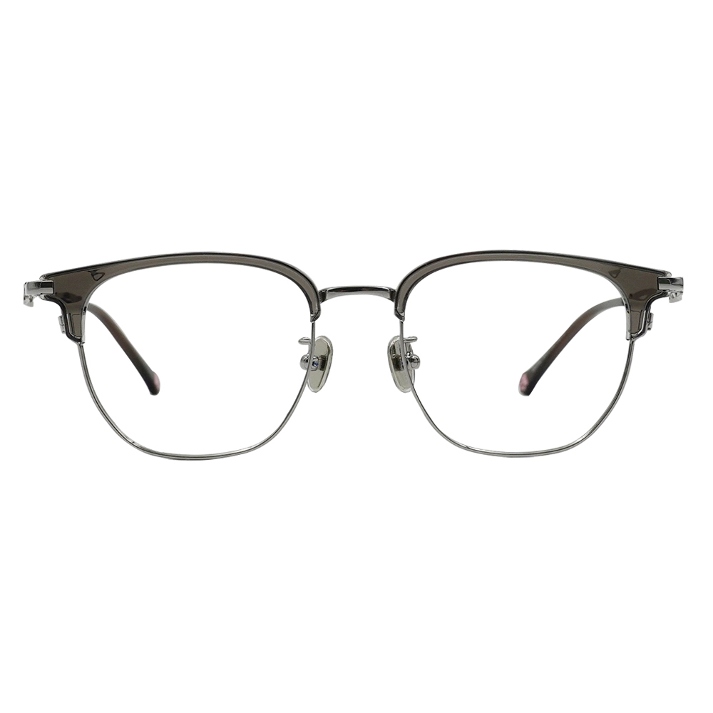 K-DESIGN動物聯萌 | 金斑喵 眉框眼鏡 | 灰雲紗