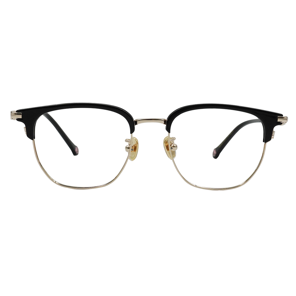 K-DESIGN動物聯萌 | 金斑喵 眉框眼鏡 | 金墨紋