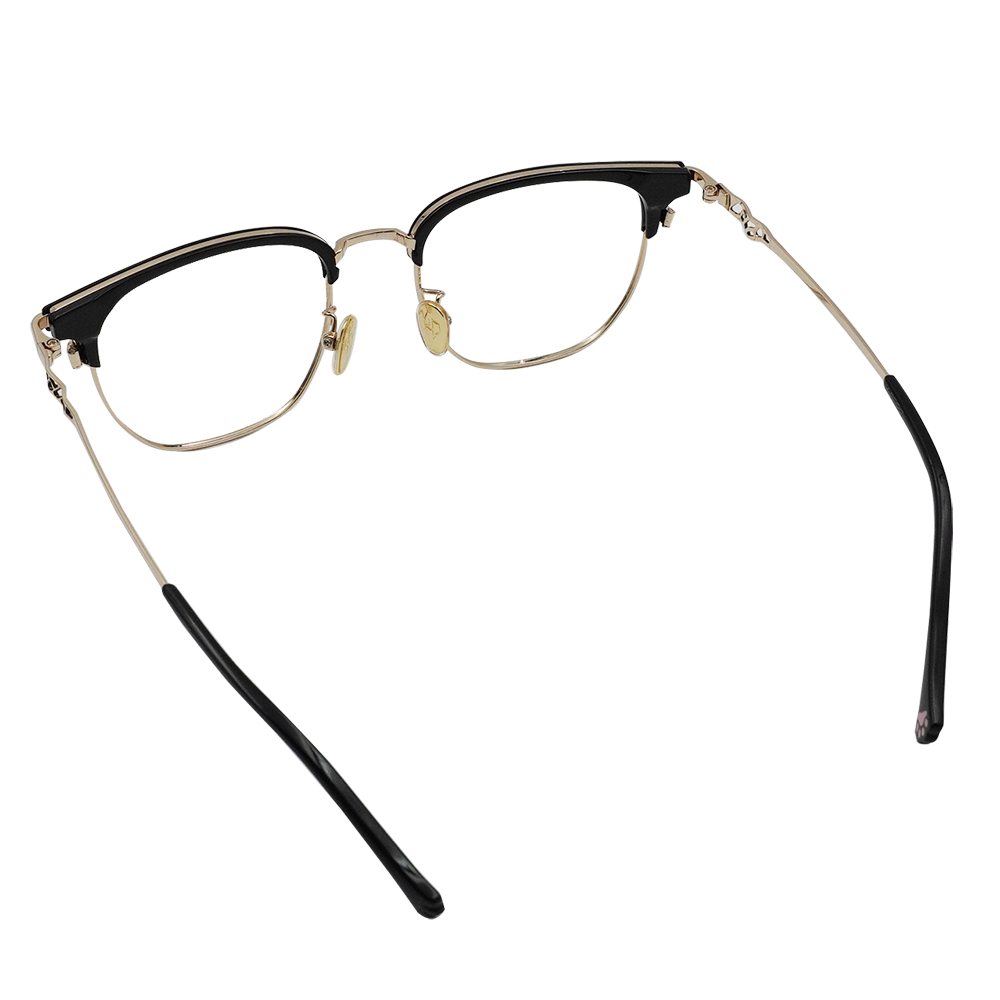 K-DESIGN動物聯萌 | 金斑喵 眉框眼鏡 | 金墨紋