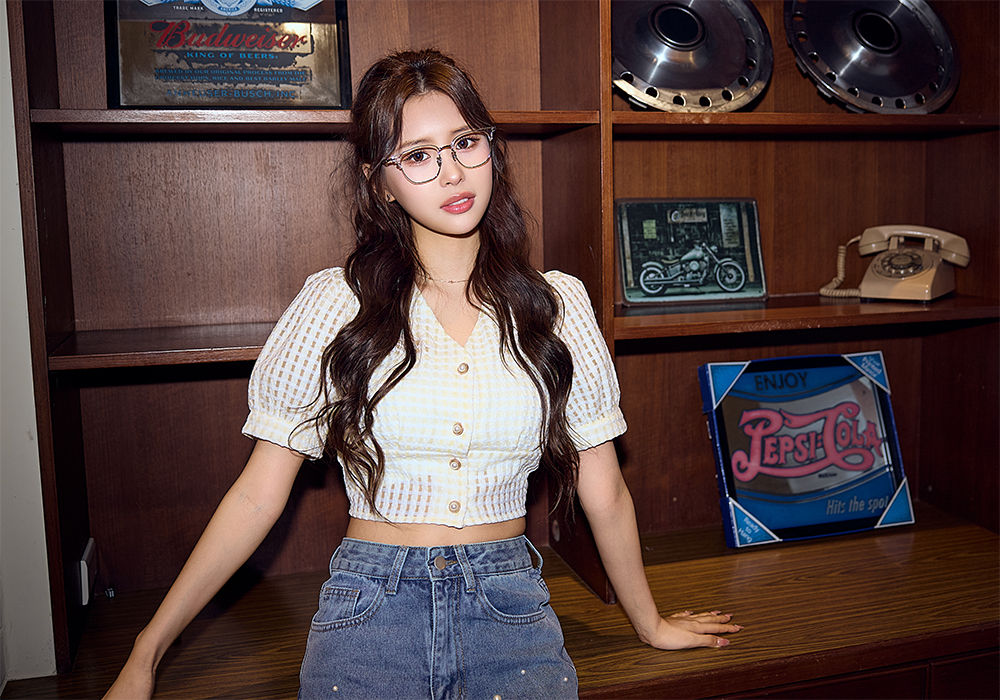 K-DESIGN動物聯萌 | 金斑喵 眉框眼鏡 | 晶瀅透