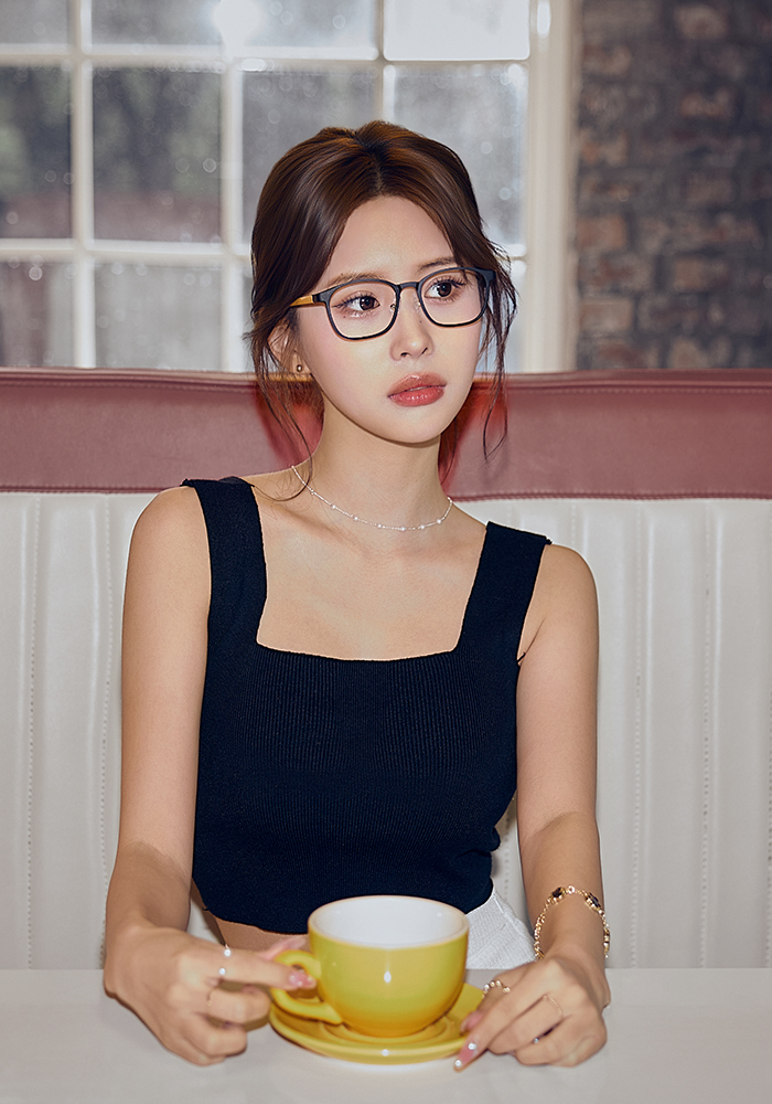 K-DESIGN動物聯萌 | 暖陽橘貓 方框眼鏡 | 碳黑X橘