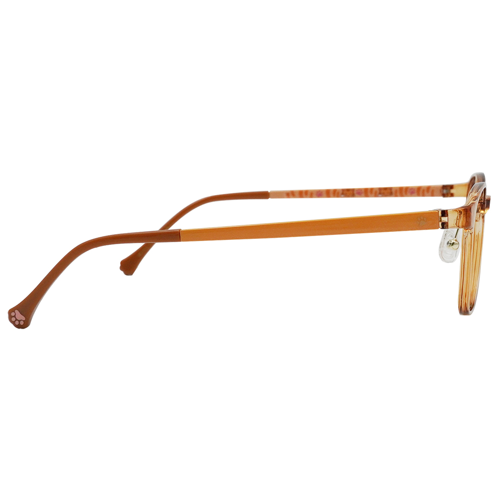 K-DESIGN動物聯萌 | 暖陽橘貓 方框眼鏡 | 果凍橘