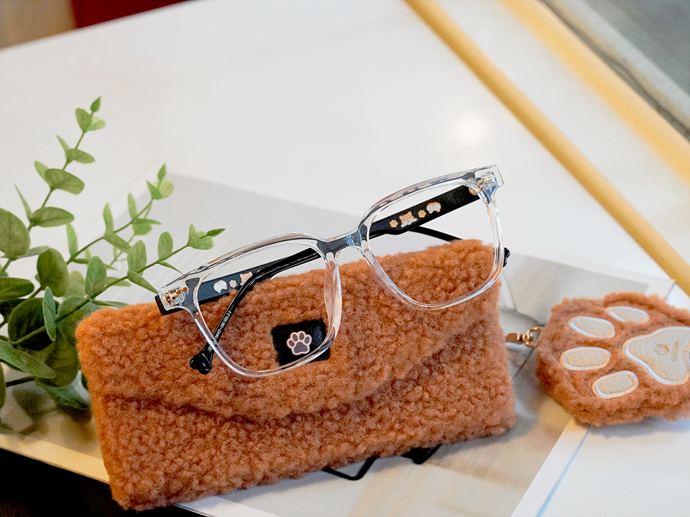 K-DESIGN動物聯萌 | 調皮汪 大方框眼鏡 | 星月白