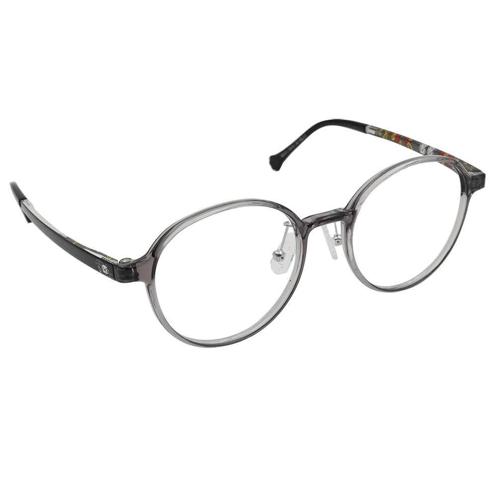 K-DESIGN動物聯萌 | 招財喵駕到 圓框眼鏡 | 雲杉灰