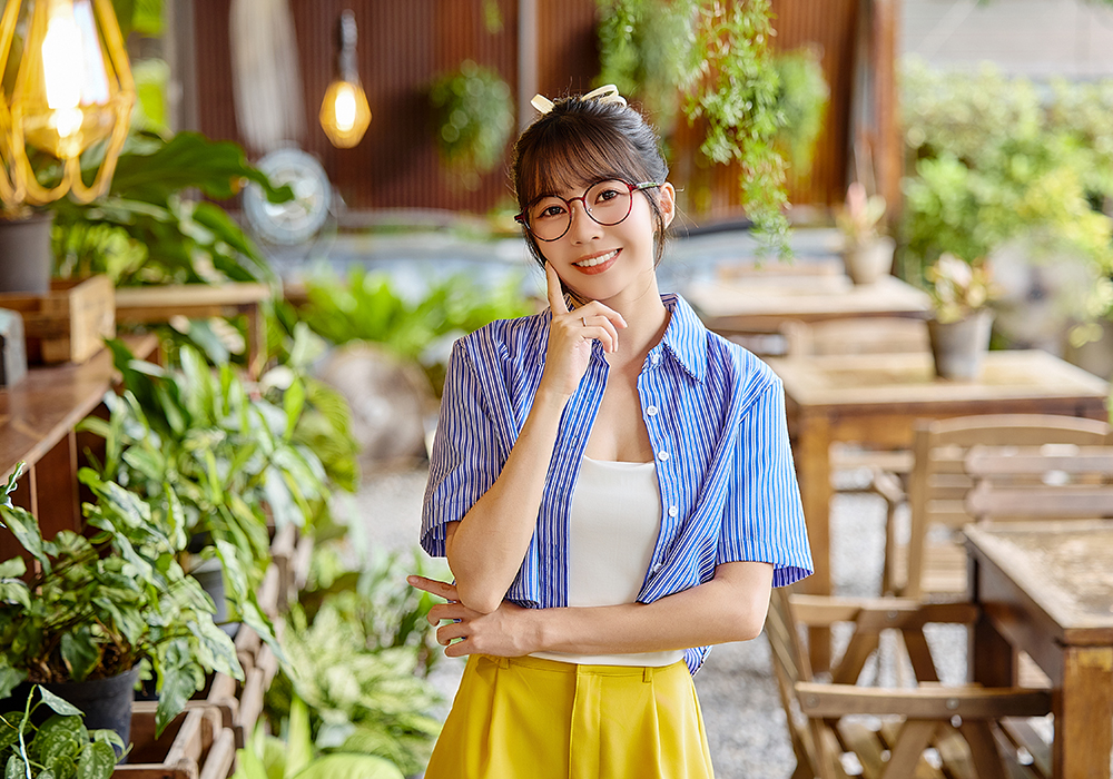 K-DESIGN動物聯萌 | 招財喵駕到 圓框眼鏡 | 石榴紅