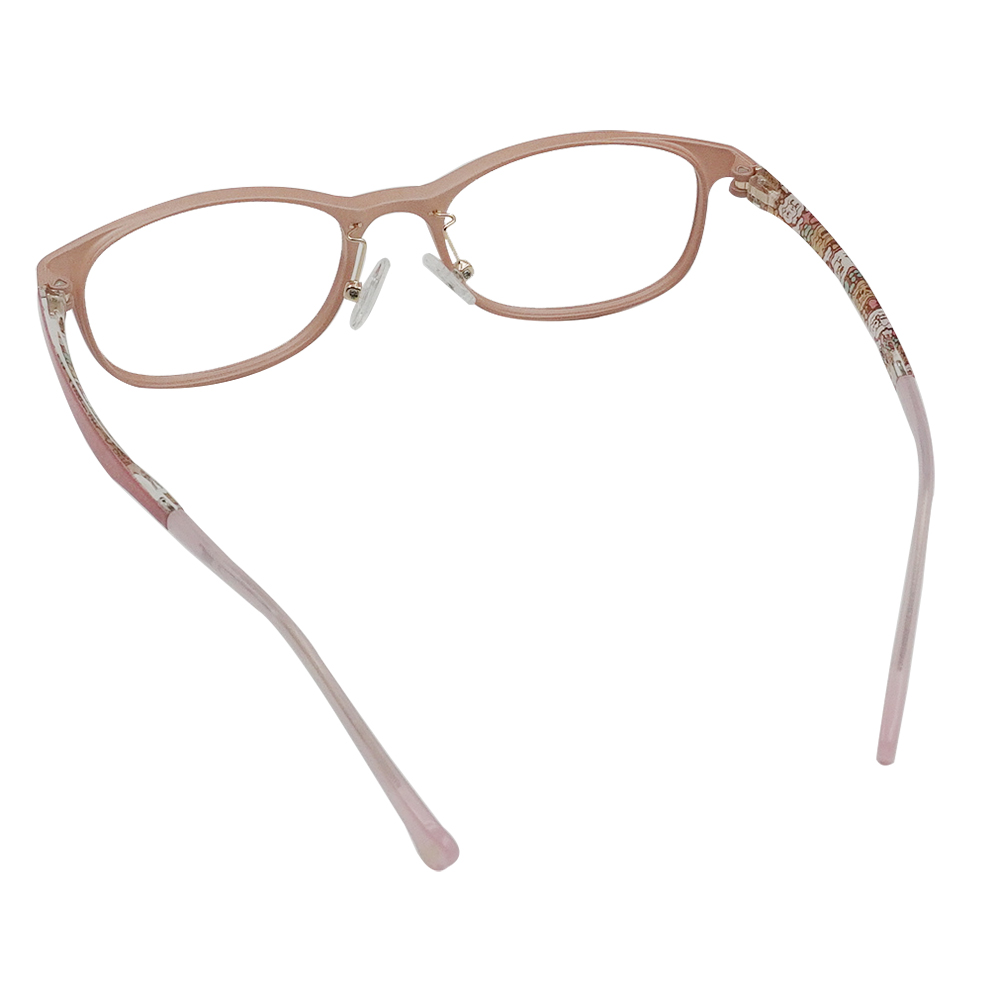 K-DESIGN動物聯萌 | 汪汪甜心 長方框眼鏡 | 草莓牛奶