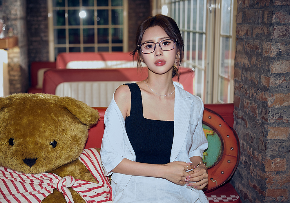 K-DESIGN動物聯萌 | 小骨頭捉迷藏 方框眼鏡 | 玻璃灰