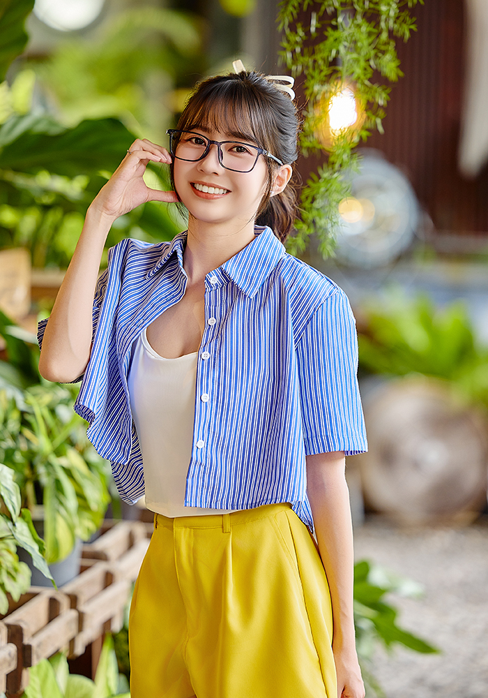 K-DESIGN動物聯萌 | 小骨頭捉迷藏 方框眼鏡 | 冰湖藍