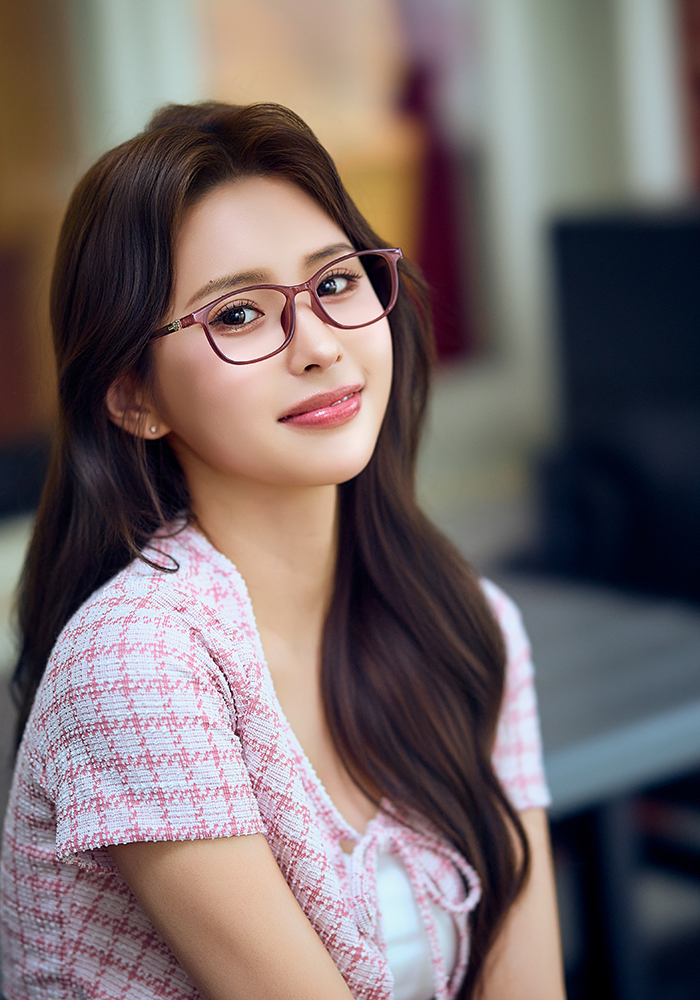 K-DESIGN動物聯萌 | 蹦蹦爪印 方框眼鏡 | 棗紅